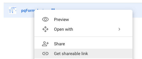Google Drive Get Link